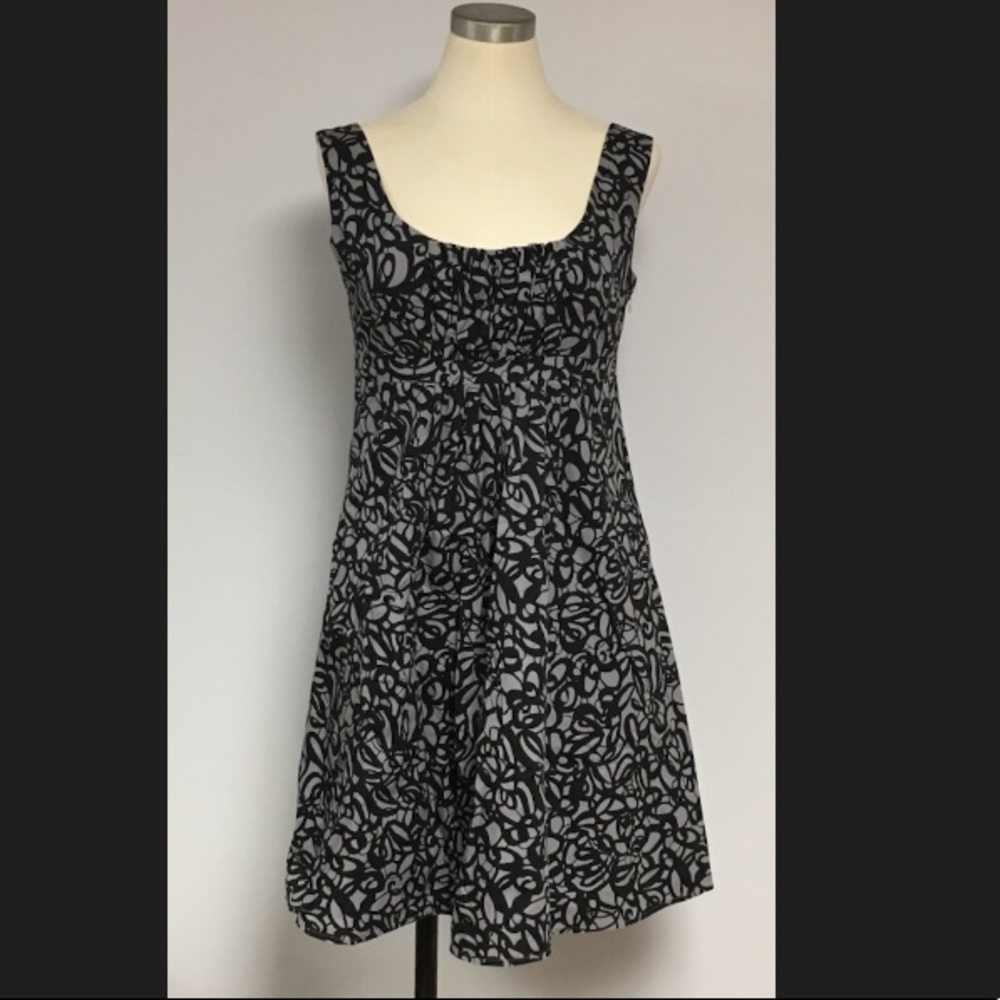 Cotton Poplin Printed Dress